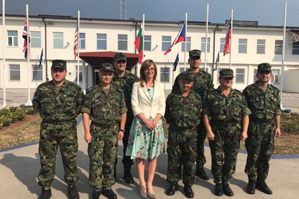 Minister Zaharieva confers with NATO and EUFOR commanders in Bosnia and Herzegovina